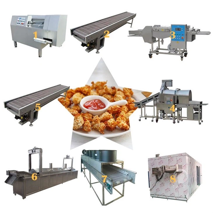 chicken popcorn production line